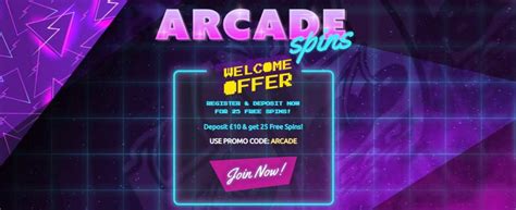 Arcade Spins Review – Claim Free Spins and Win in Style in 2021.